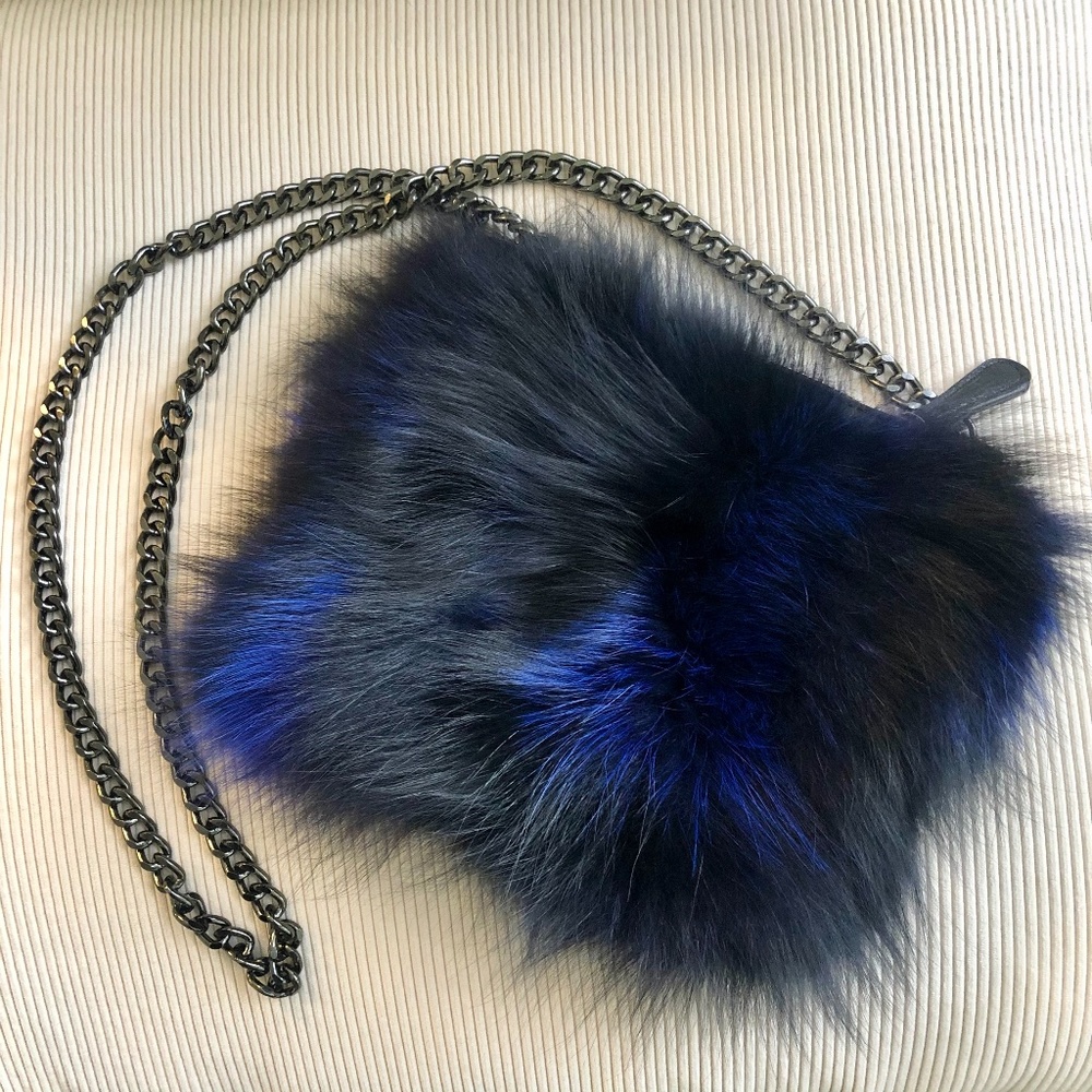 Genuine Fox Fur Purse